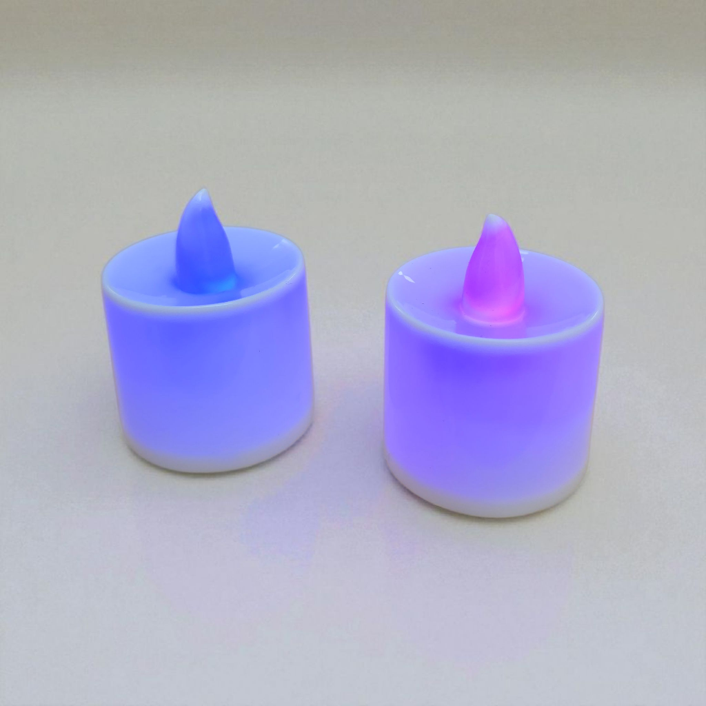 Multi Coloured Tall Tea lights