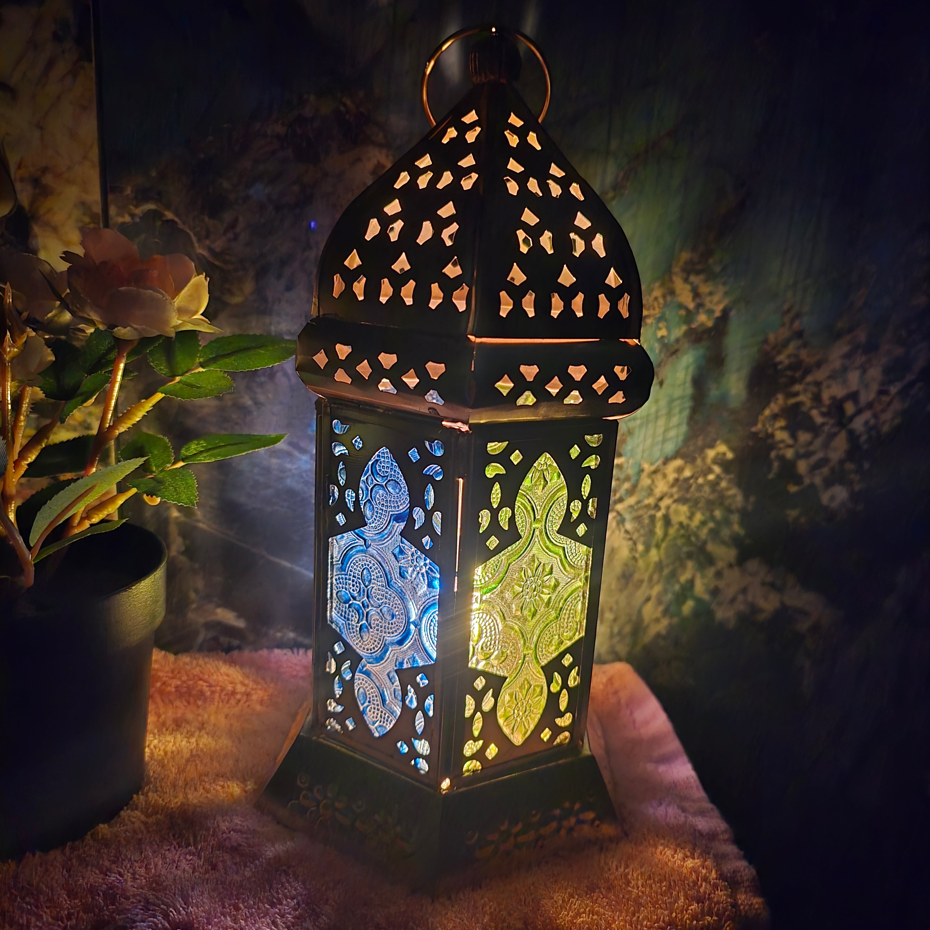 Blue Mermaid lantern - SML