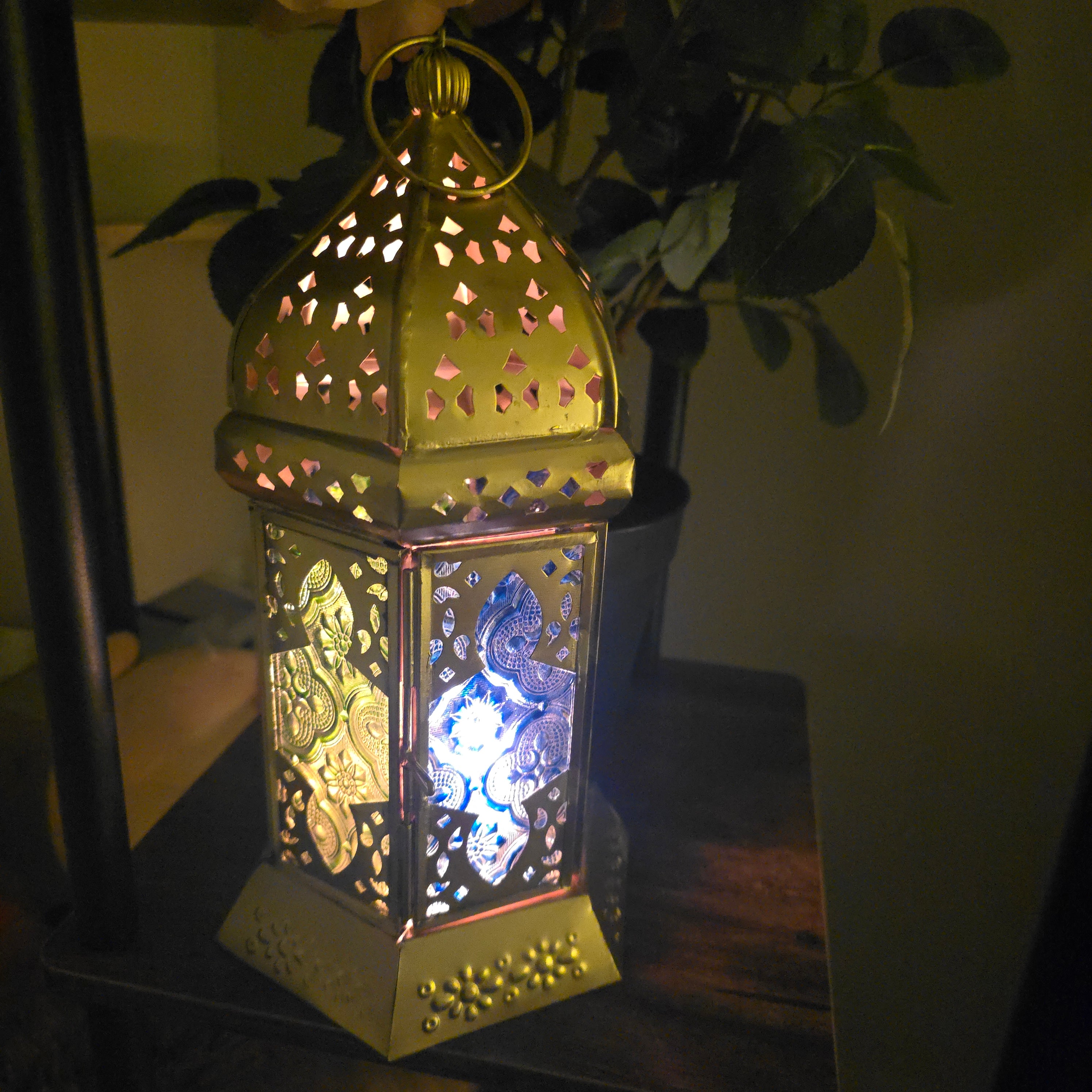 Blue Mermaid lantern - SML