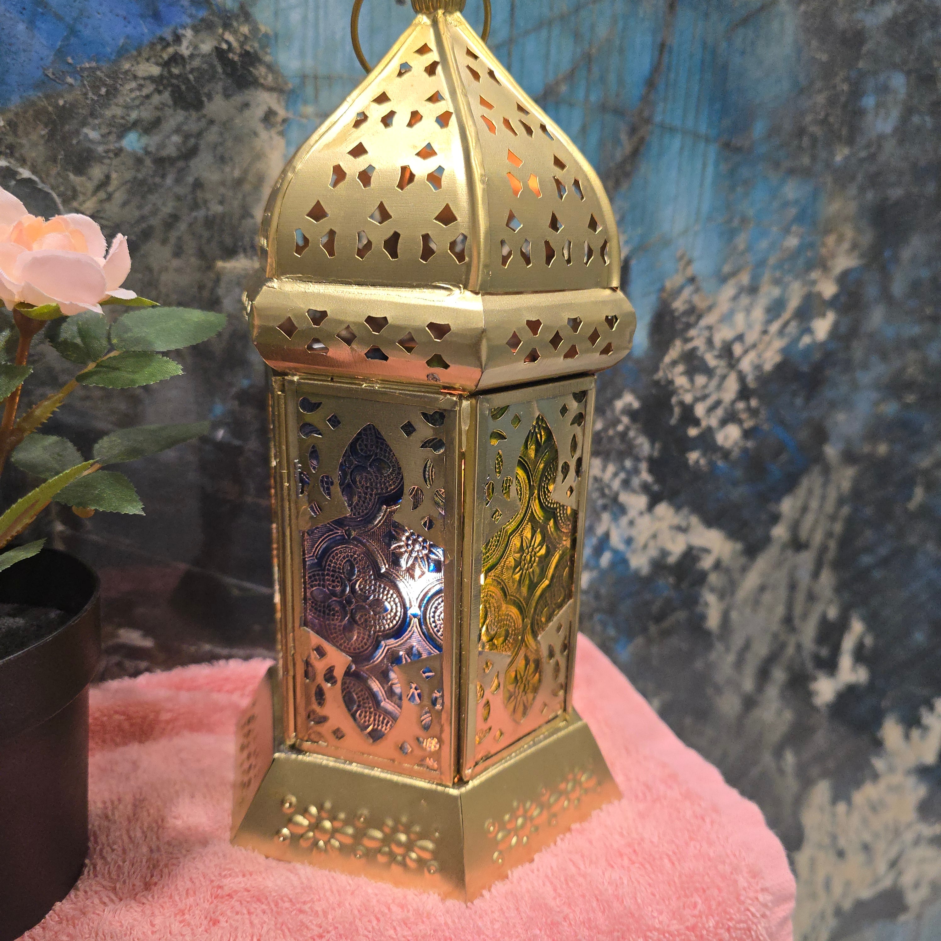 Blue Mermaid lantern - SML