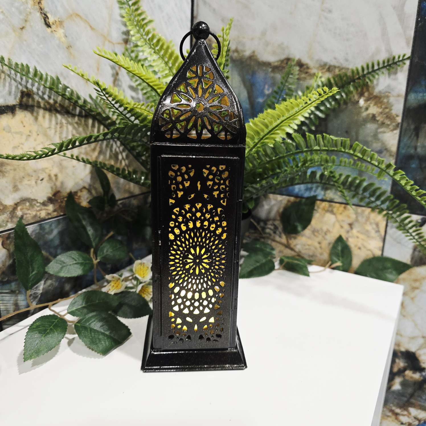 Daisy Lantern - Black Gold
