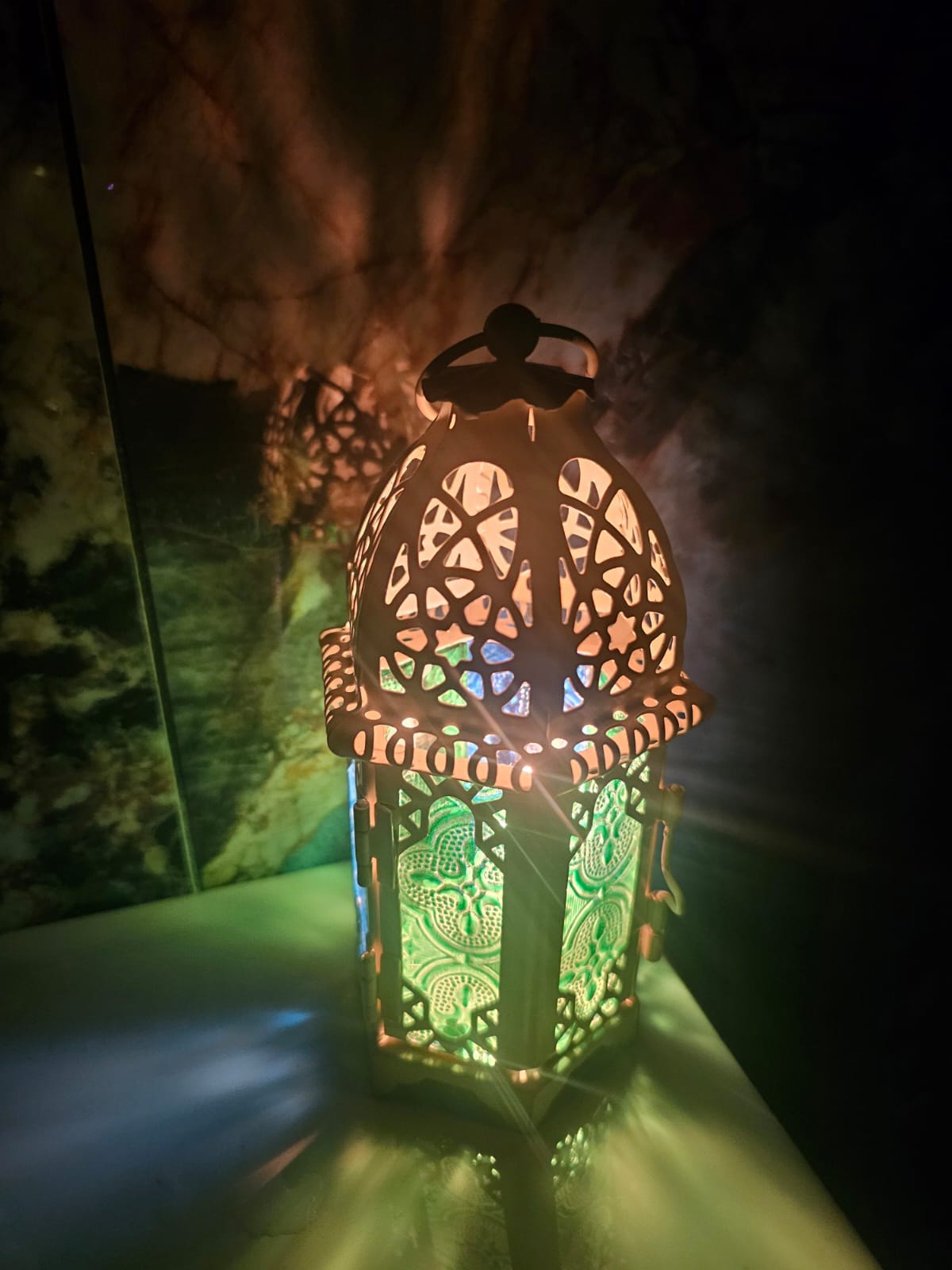 Coloured Viola Lantern