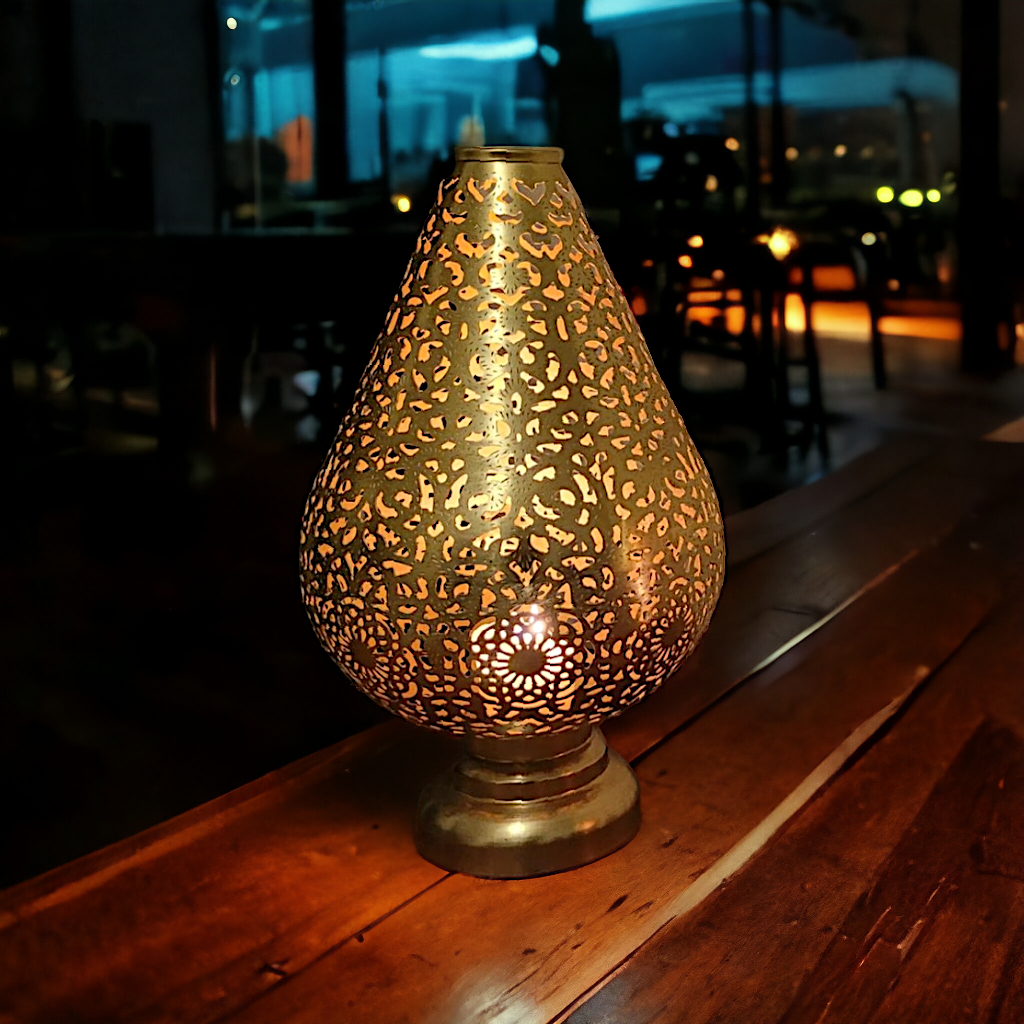 Marrakesh Sphere - Large Gold Etched FS220