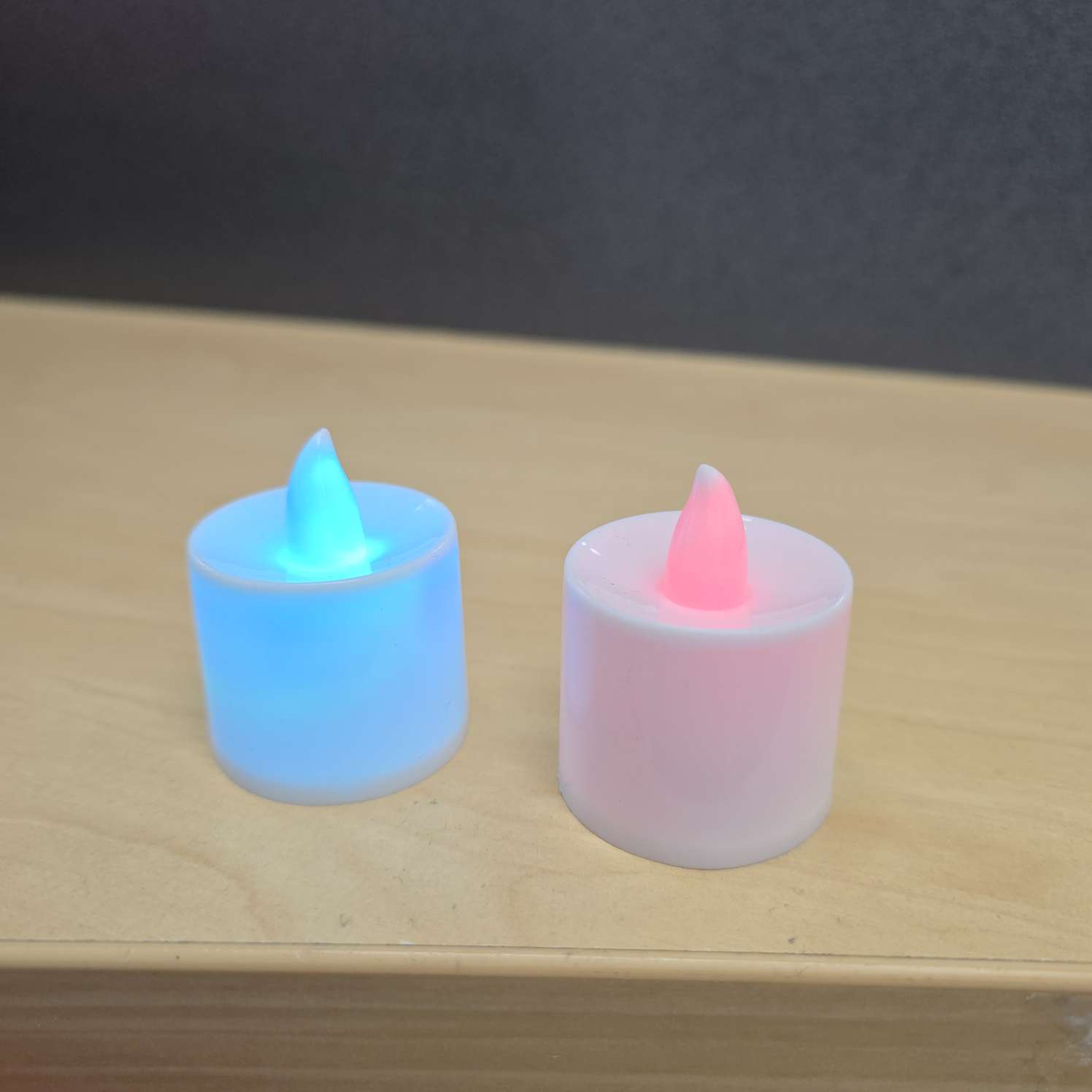 Multi Coloured Tall Tea lights