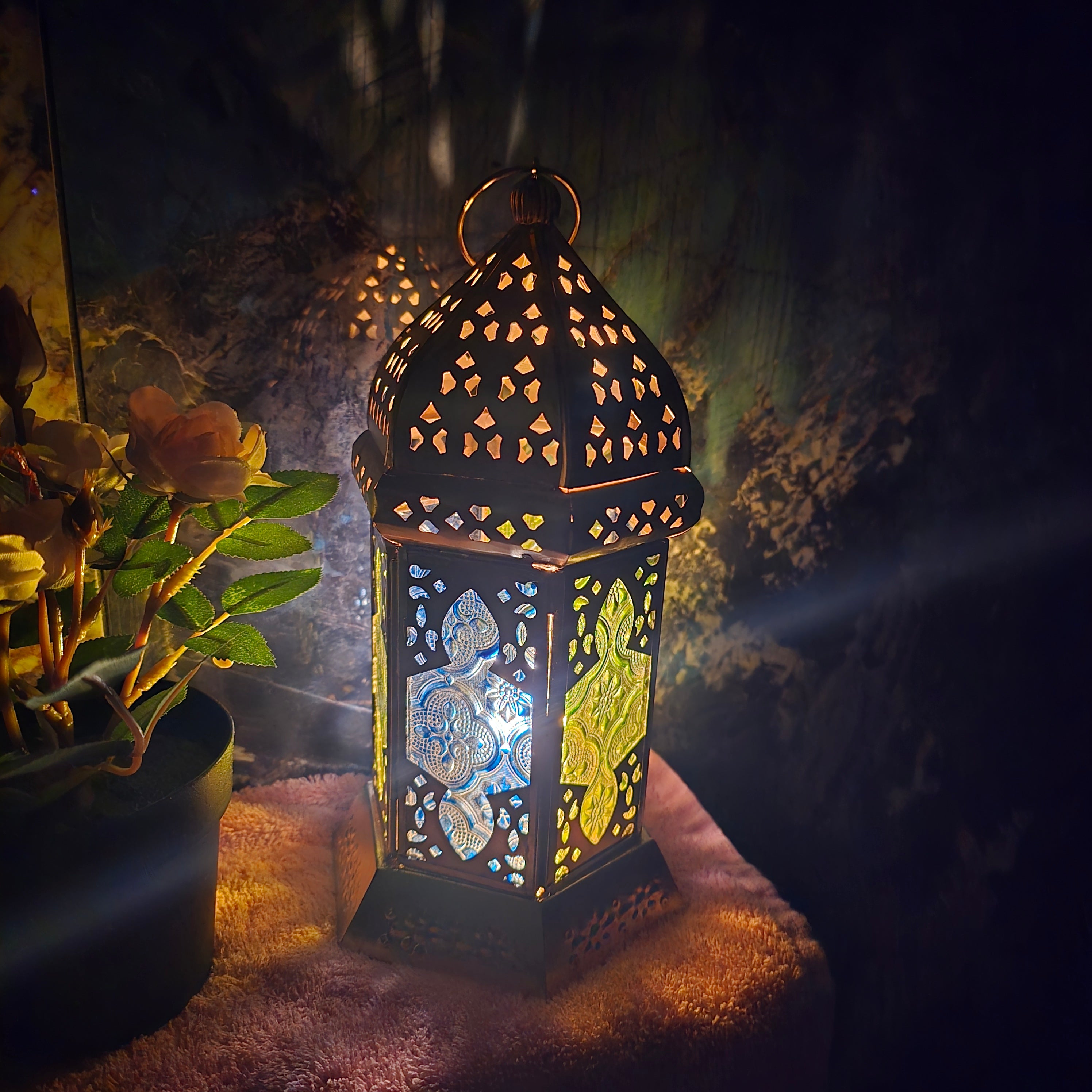 Blue Mermaid lantern - SML