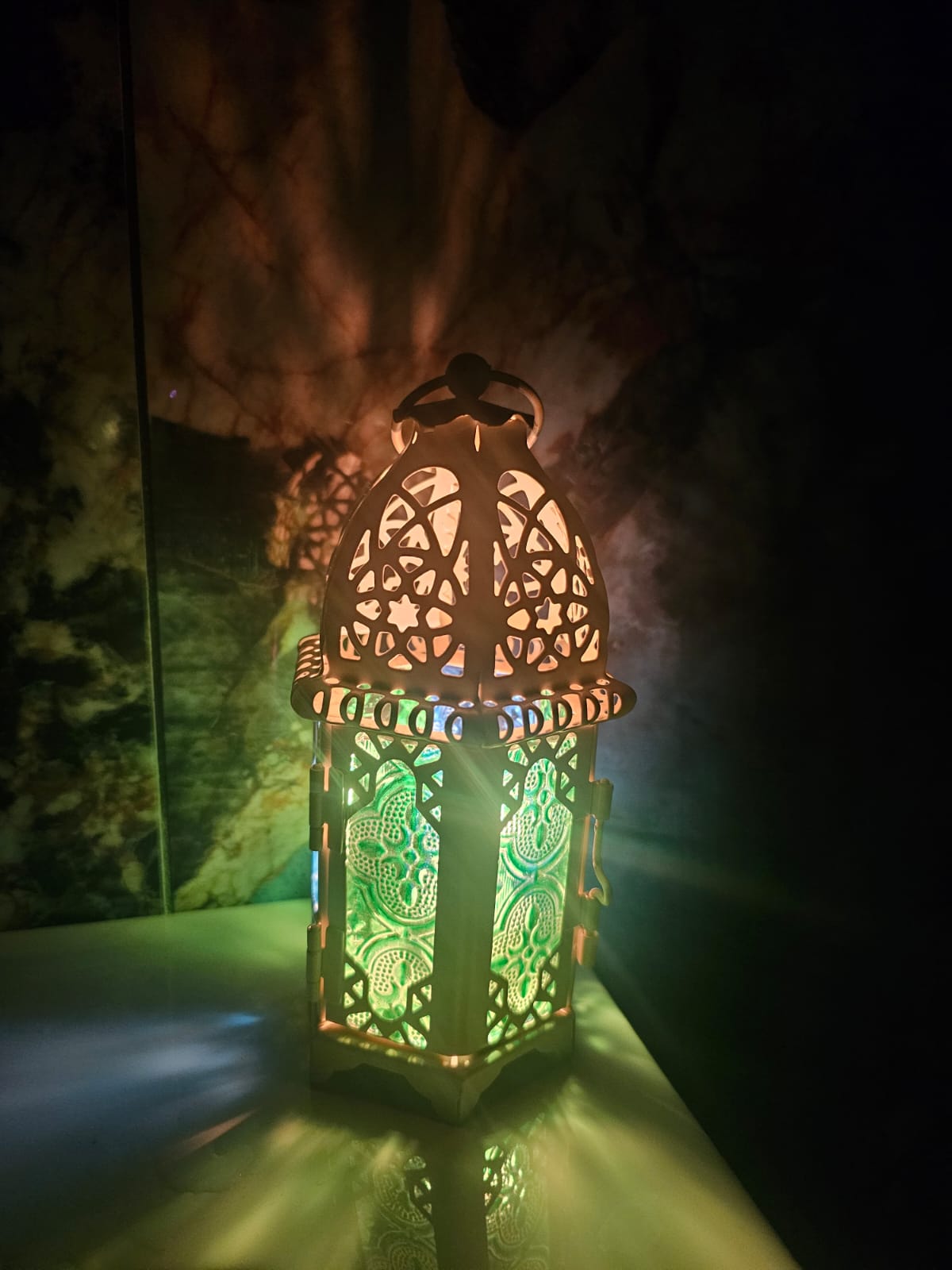 Coloured Viola Lantern